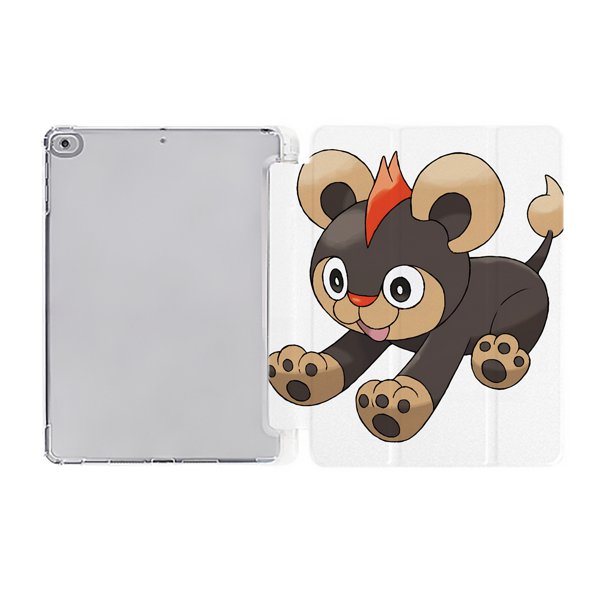 （画像用） ポケットモンスター Pokémon IPad ケース ペン収納付き 三つ折りスタンド PUレザー×シリコン 対応機種9.5/10.5/10.9インチ